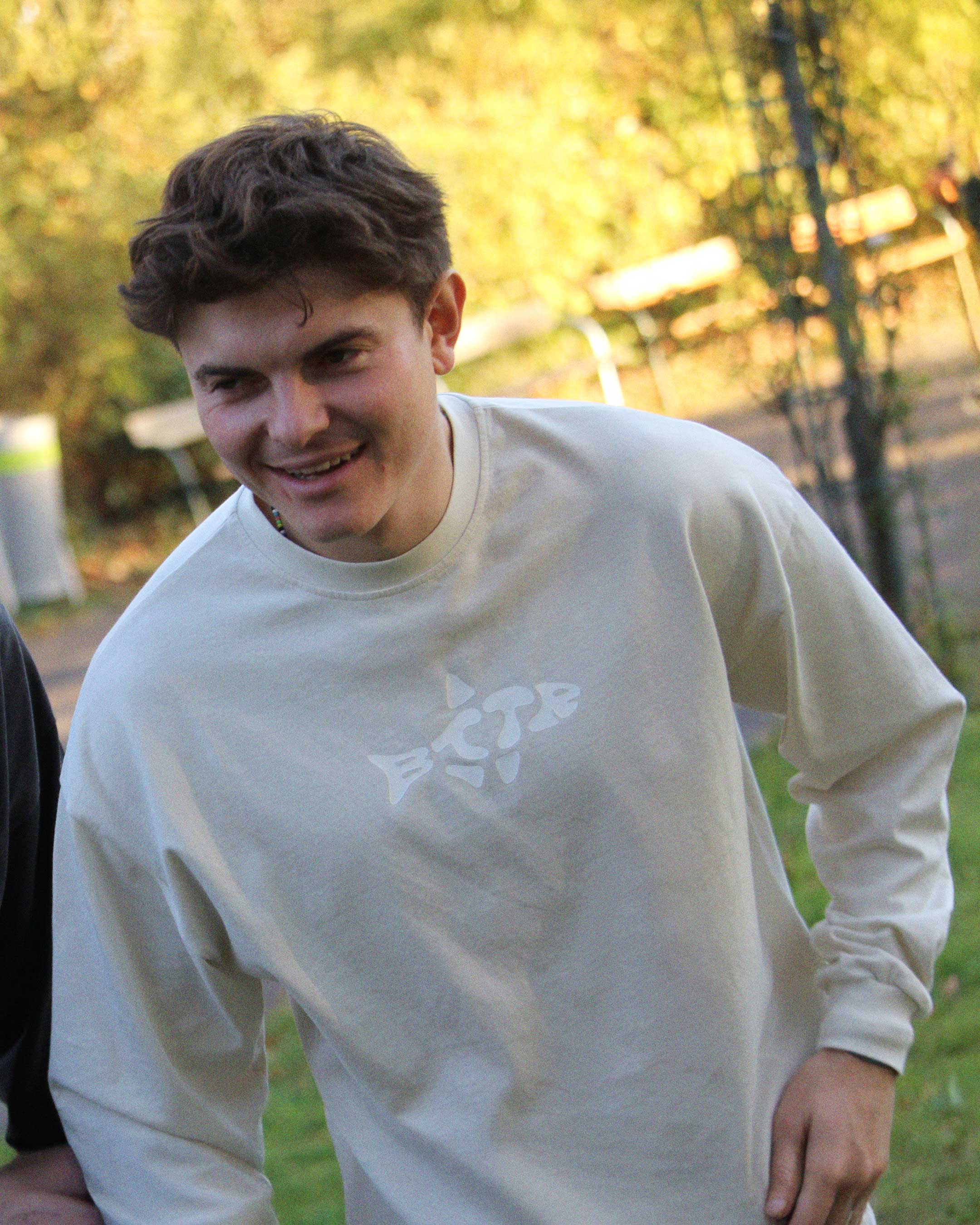 Oversized Long-Sleeve White