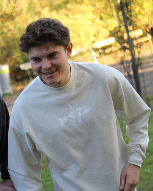 Oversized Long-Sleeve White