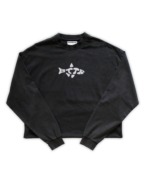 Oversized Long-Sleeve Black